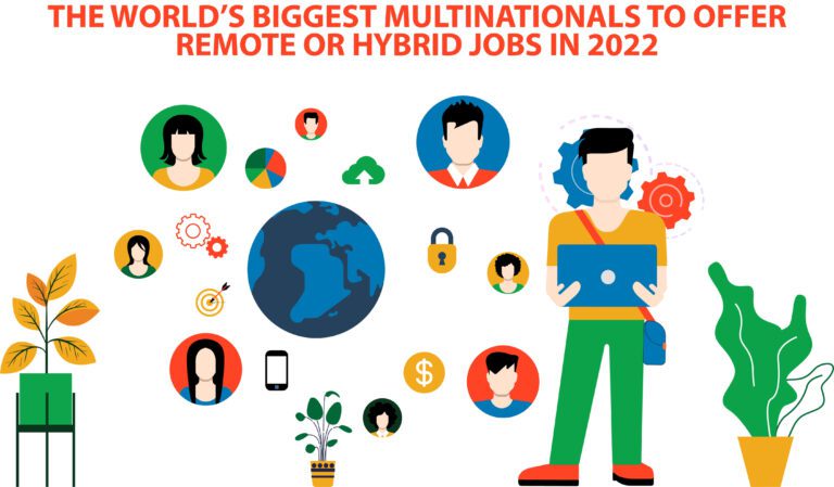 The World’s Biggest Multinationals to Offer Remote or Hybrid Jobs in 2022